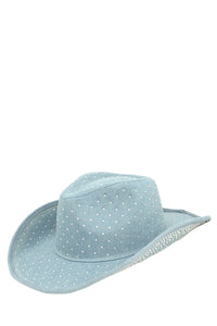 Studded Rhinestone Cowboy Hat