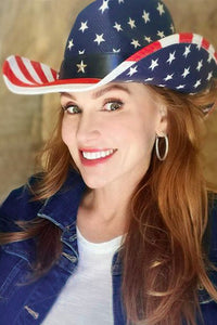 American Flag Cowboy Hat in 3 Colors