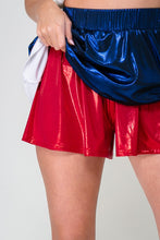 Load image into Gallery viewer, Red, White &amp; Blue Skort

