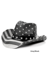 American Flag Cowboy Hat in 3 Colors