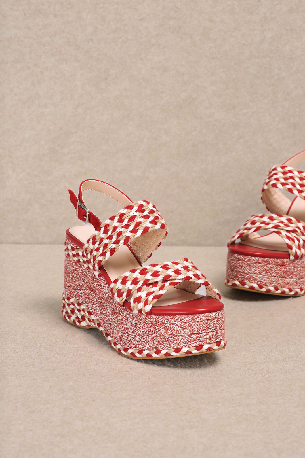 Woven Platform Wedge