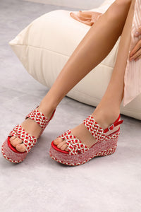 Woven Platform Wedge