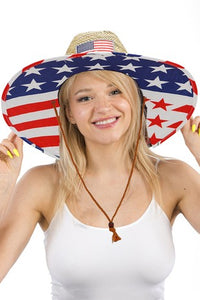 American Flag Sunhat