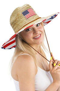 American Flag Sunhat