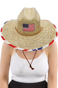 American Flag Sunhat