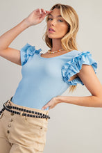 Load image into Gallery viewer, Penelope Ruffle Sleeve Top
