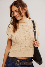 Load image into Gallery viewer, Free People Vickie Mock Neck Sweater in Macadamia
