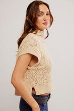 Load image into Gallery viewer, Free People Vickie Mock Neck Sweater in Macadamia
