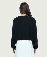 Load image into Gallery viewer, High-Low Batwing Top with Arm Cuffs
