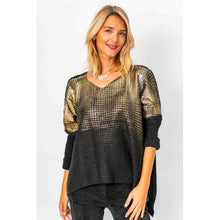 Load image into Gallery viewer, Gold Foil Sweater
