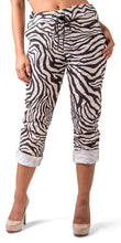Load image into Gallery viewer, Zebra Print Crinkle Jogger
