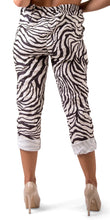 Load image into Gallery viewer, Zebra Print Crinkle Jogger
