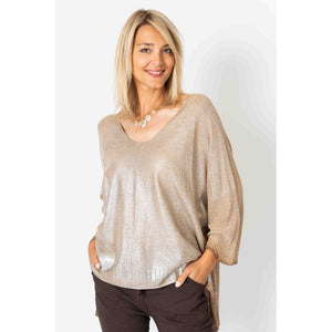 Shimmer Front Sweater