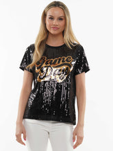 Load image into Gallery viewer, Game Day Sequin Top
