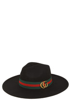 Load image into Gallery viewer, GG Hat with Striped Band in Multiple Colors
