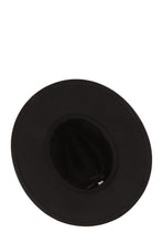 Load image into Gallery viewer, Double O Charm Fedora Hat in Black &amp; Blush
