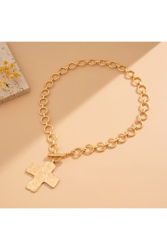 Cross Pendant in Gold or Silver