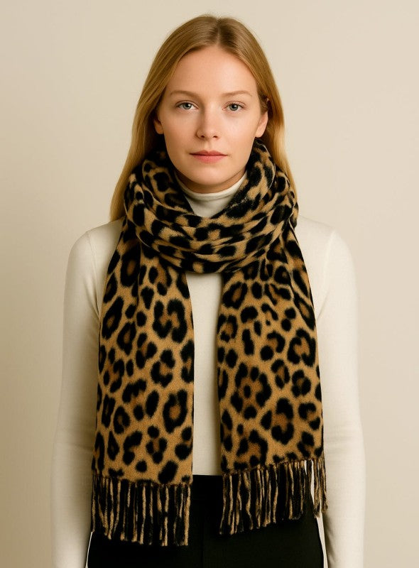 Leopard Print Scarf