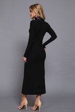 Load image into Gallery viewer, Brushed Ribbed Turtleneck Dress
