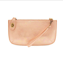 Load image into Gallery viewer, Pink Holographic Mini Wristlet Crossbody
