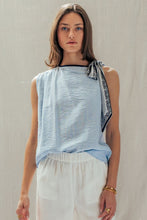 Load image into Gallery viewer, Vintage Scarf Tie Blouse
