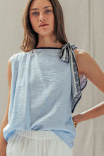 Load image into Gallery viewer, Vintage Scarf Tie Blouse
