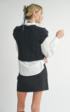 Load image into Gallery viewer, Vicki Lace Ruffles Sweater Tank
