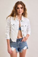 Load image into Gallery viewer, RESTOCK!!  Our Best Selling Denim Jacket now in WHITE
