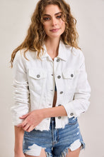 Load image into Gallery viewer, RESTOCK!!  Our Best Selling Denim Jacket now in WHITE
