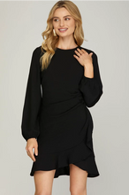 Load image into Gallery viewer, Carlita Dress in Black
