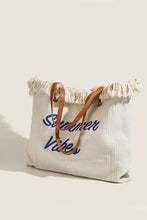 Load image into Gallery viewer, Summer Vibes Tote in Ivory
