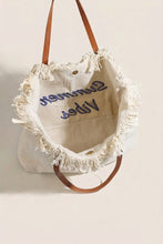 Load image into Gallery viewer, Summer Vibes Tote in Ivory

