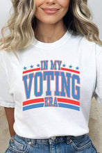 Load image into Gallery viewer, In My Voting Era Tee in Washed Black or White
