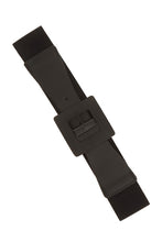 Load image into Gallery viewer, Square Buckle Stretch Belt in Ivory &amp; Black
