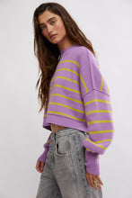 Load image into Gallery viewer, Free People Stripe Easy Street Crop
