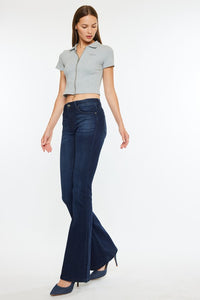 KanCan Trisha Mid Rise Classic Flare Jeans