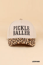 Load image into Gallery viewer, Pickle Baller Baseball Hat in Floral &amp; Leopard

