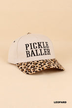 Load image into Gallery viewer, Pickle Baller Baseball Hat in Floral &amp; Leopard
