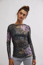 Load image into Gallery viewer, Free People Gold Rush Long Sleeve in Amethyst Combo
