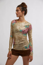 Load image into Gallery viewer, Free People Printed Gold Rush in Champagne Combo
