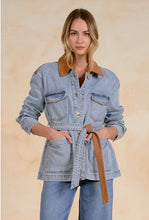 Load image into Gallery viewer, Denim Tie Jacket
