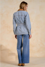 Load image into Gallery viewer, Denim Tie Jacket
