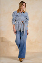 Load image into Gallery viewer, Denim Tie Jacket
