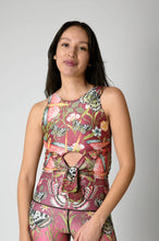 Load image into Gallery viewer, Yoga Democracy Pretty in Pink Ready or Knot Top
