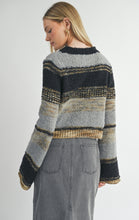 Load image into Gallery viewer, Millie Mixed Yarn Sweater
