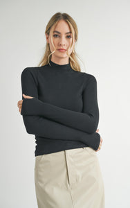 Ronan Mock Neck Knit Toop