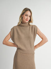 Load image into Gallery viewer, Crosby Ribbed Turtleneck Vest
