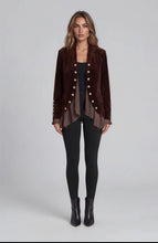 Load image into Gallery viewer, Military Velvet Jacket
