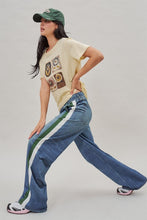 Load image into Gallery viewer, Faux Denim Track Pants
