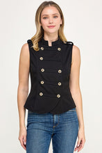 Load image into Gallery viewer, Military Button Vest
